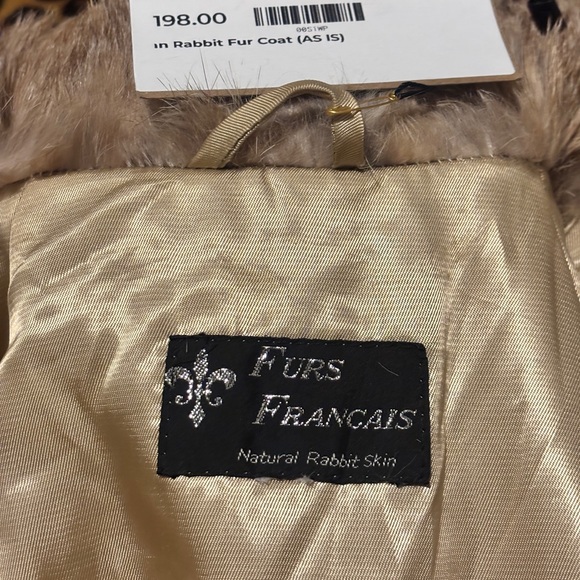 Vintage Rabbit Fur Coat - Picture 3 of 8